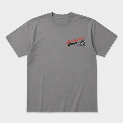 Official "Newbern's Garage" Shop Design Shirt in Red!